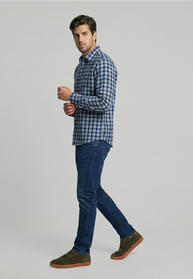 CAMISA OAKLAND BLUE - 5