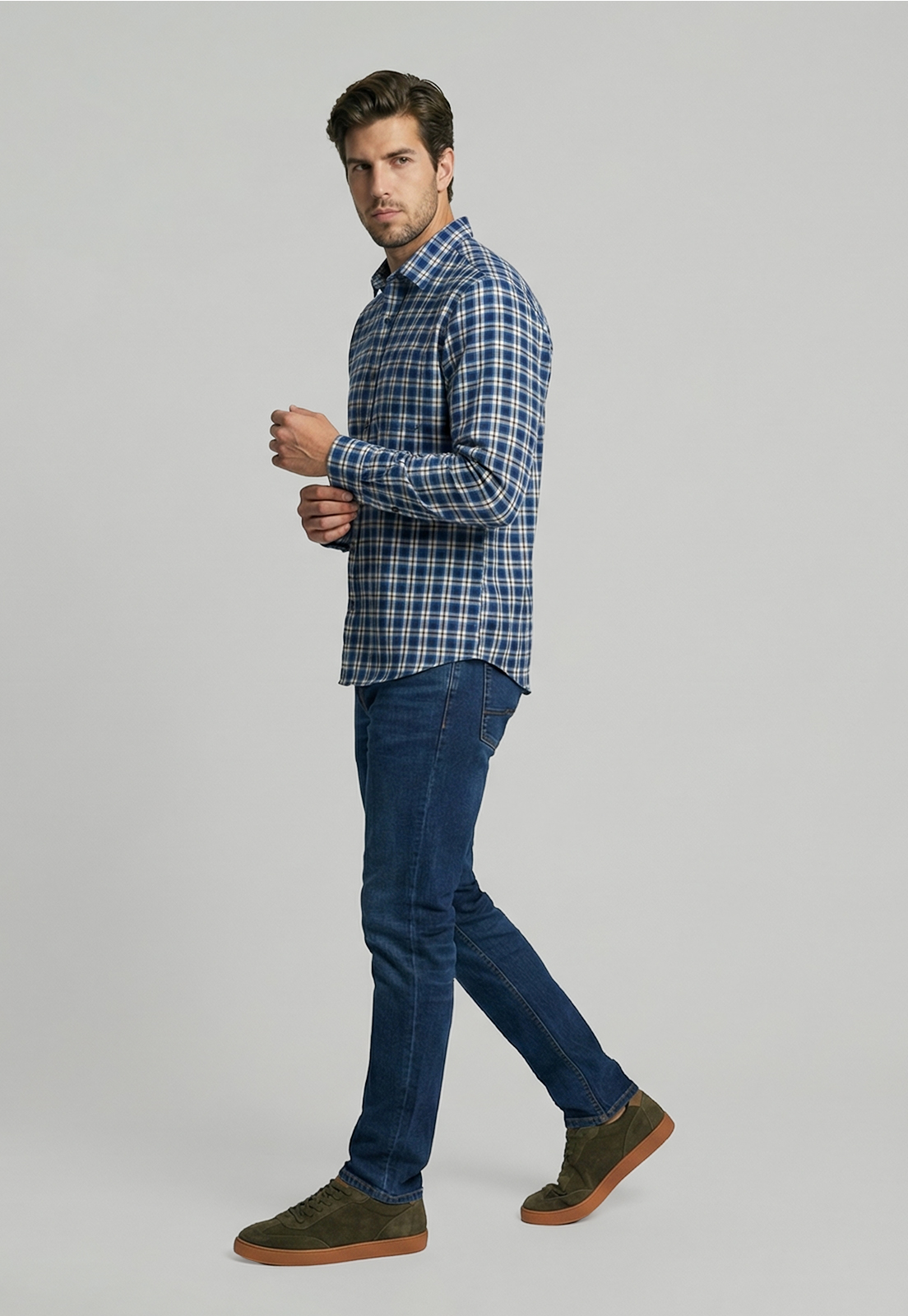 CAMISA OAKLAND BLUE - 5