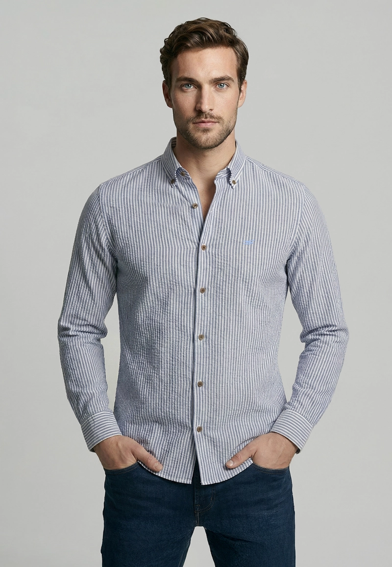 CAMISA PALM SPRINGS BLUE - 1
