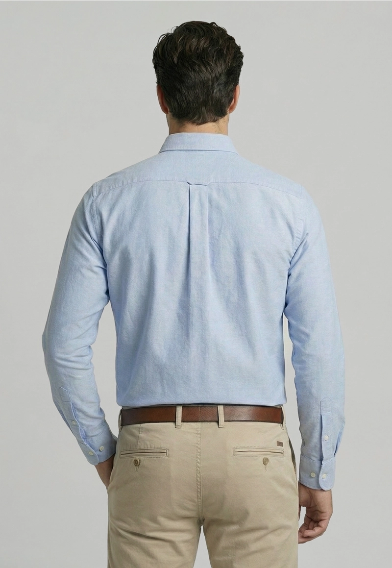 CAMISA OXFORD SKY SMART CASUAL - 4