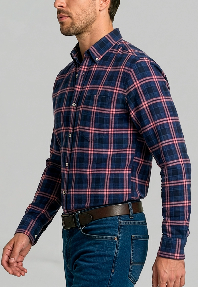 CAMISA MONTERREY CORAL - 3