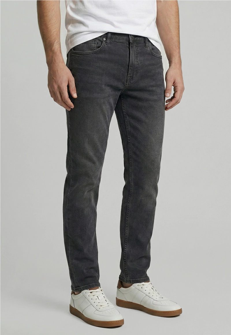 JEANS BRISTOL BLACK MELANGE - 1