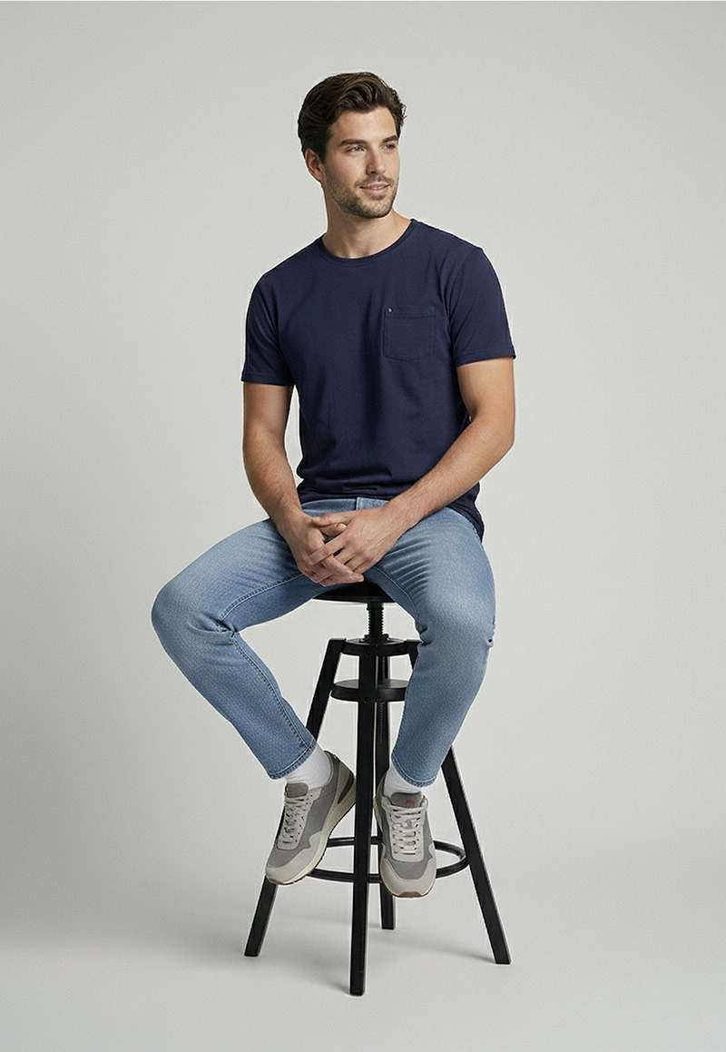 JEANS BRISTOL LT BLUE - 5