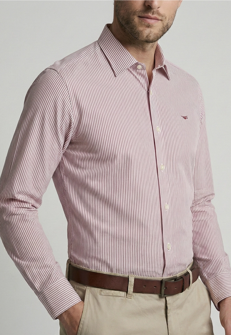 CAMISA AUSTIN BURGUNDY - 3