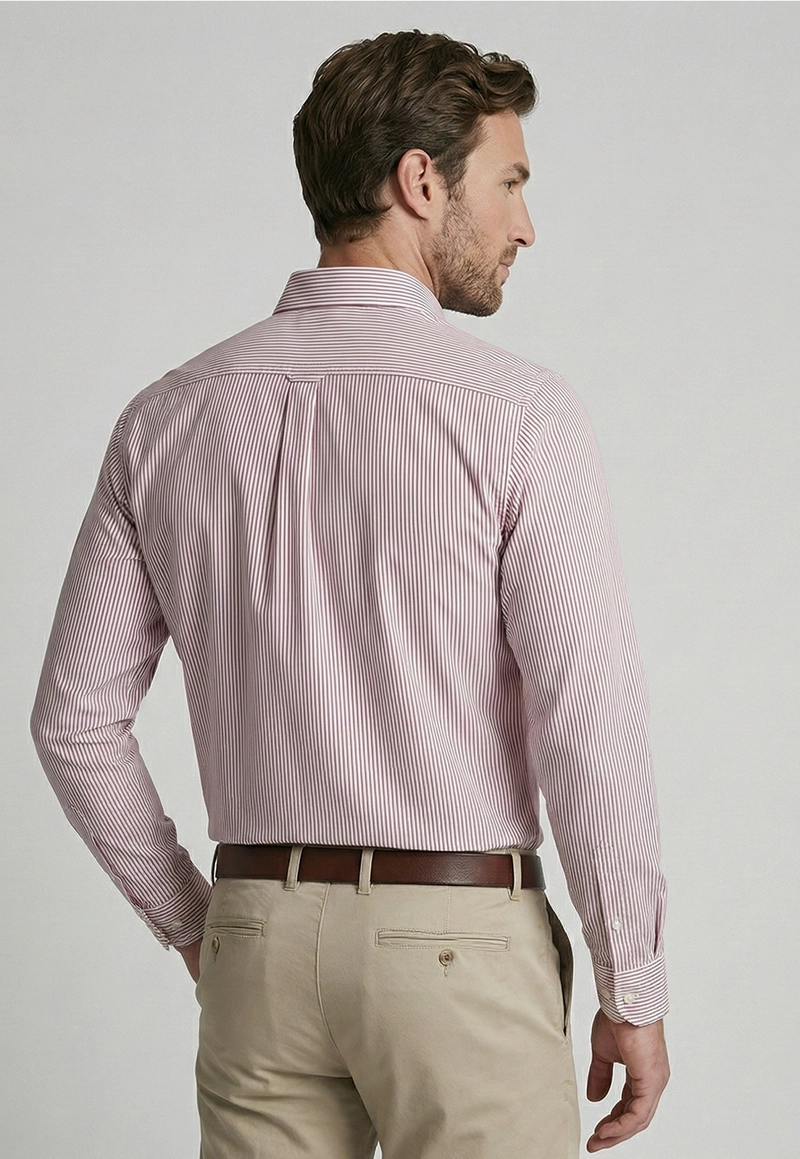 CAMISA AUSTIN BURGUNDY - 4
