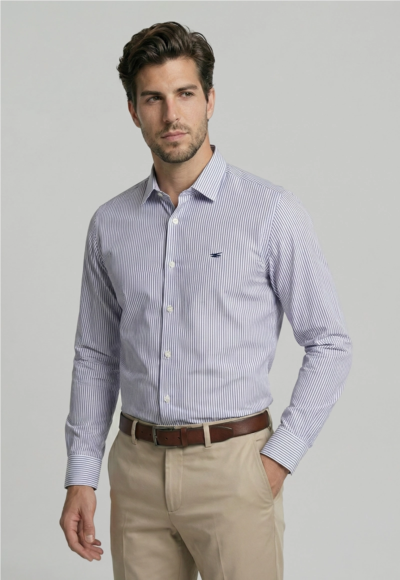 CAMISA AUSTIN BLUE - 1