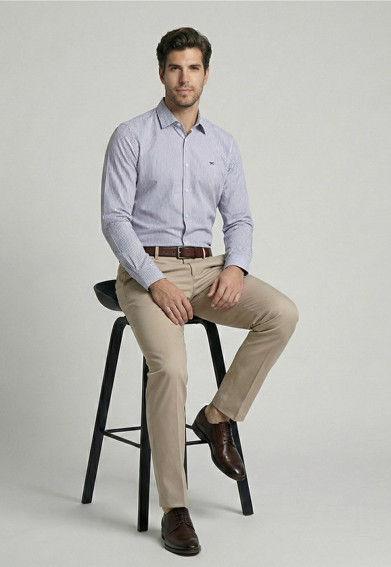 CAMISA AUSTIN BLUE - 5