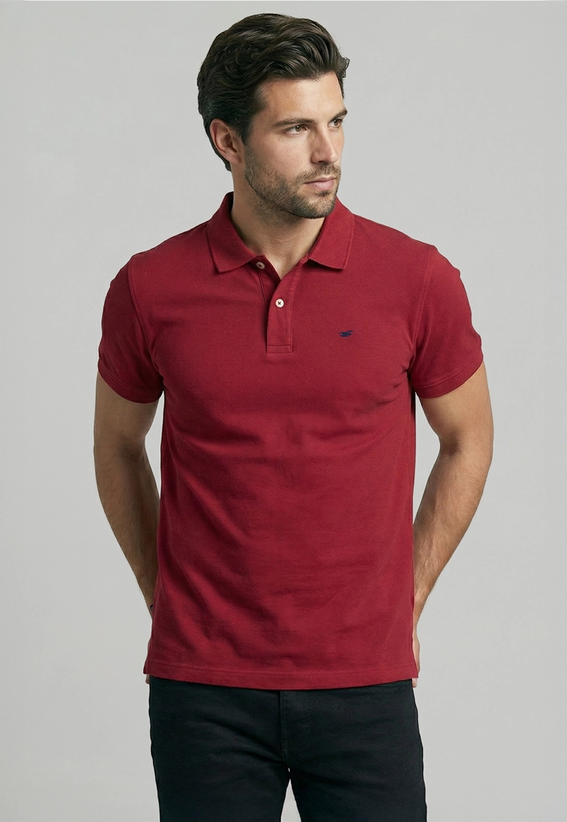 POLERA RED BASICA PIQUE - 1