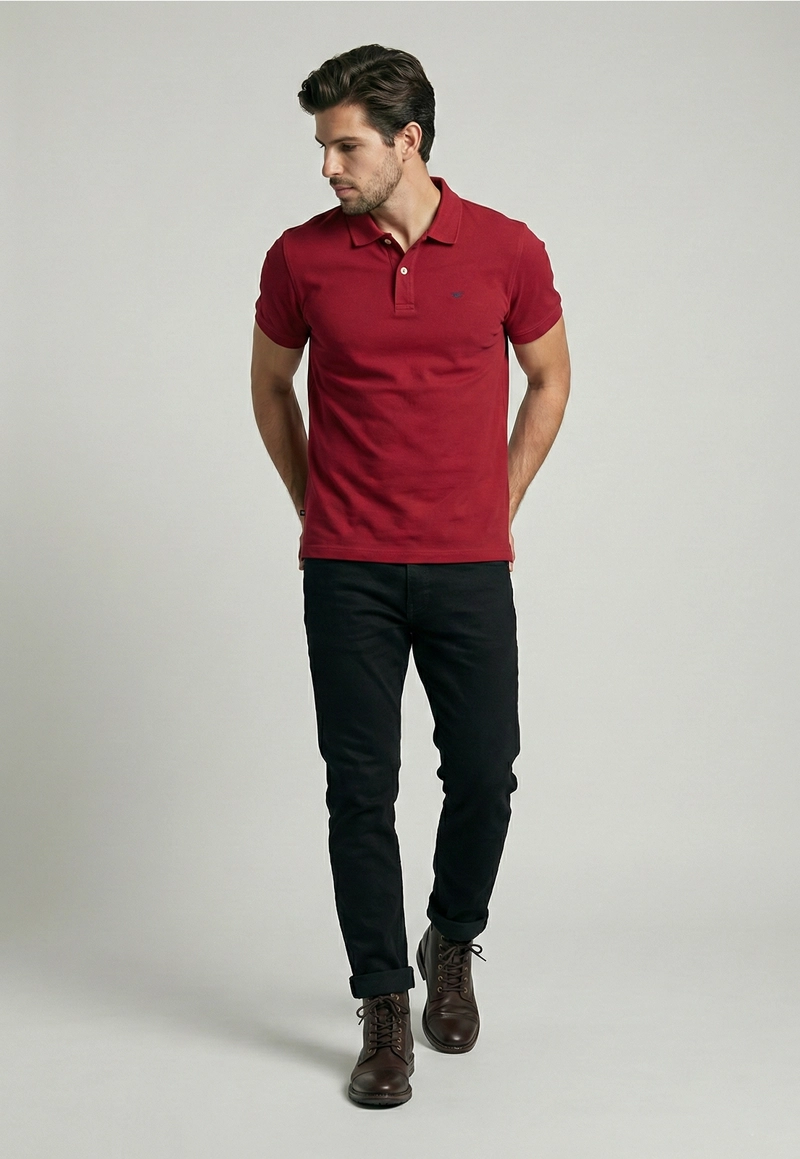 POLERA RED BASICA PIQUE - 2