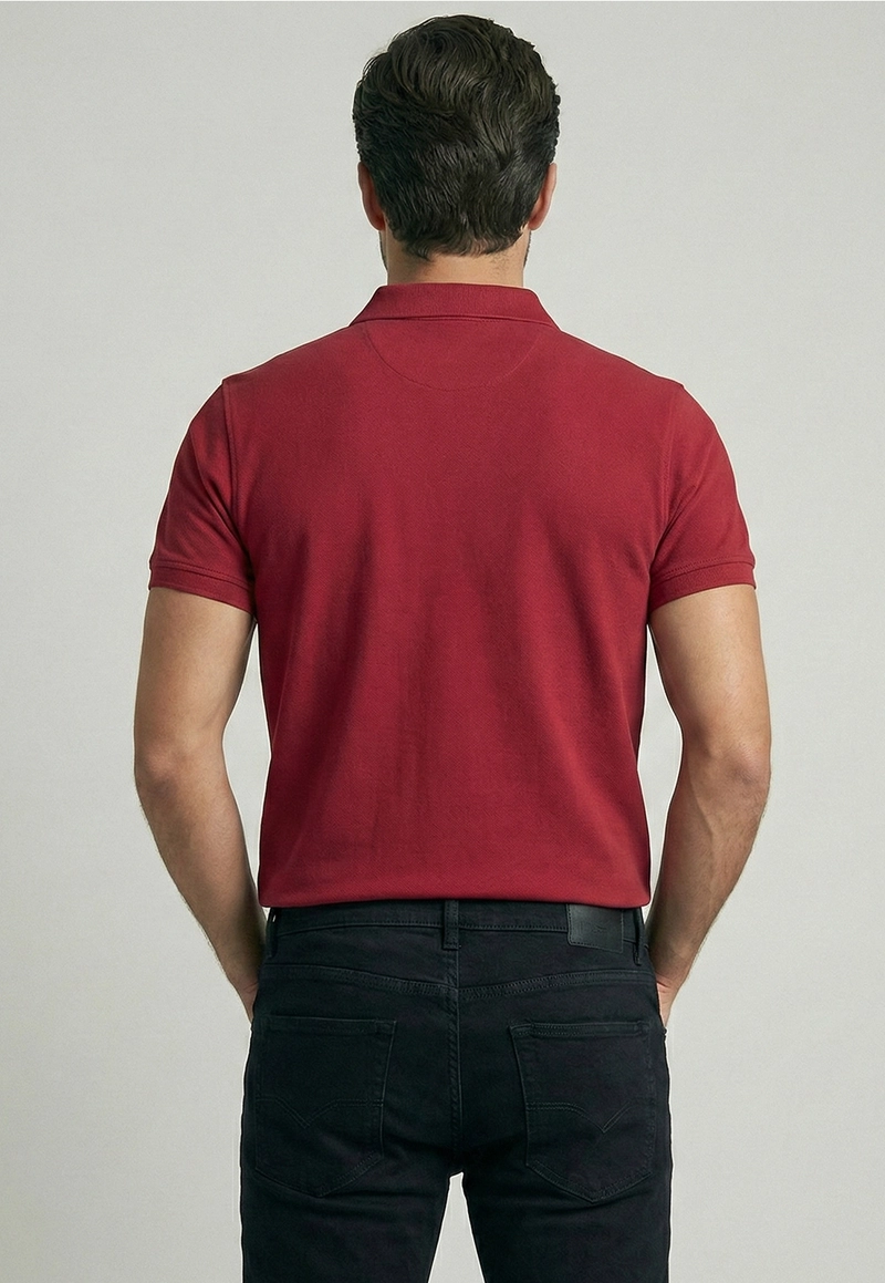 POLERA RED BASICA PIQUE - 4