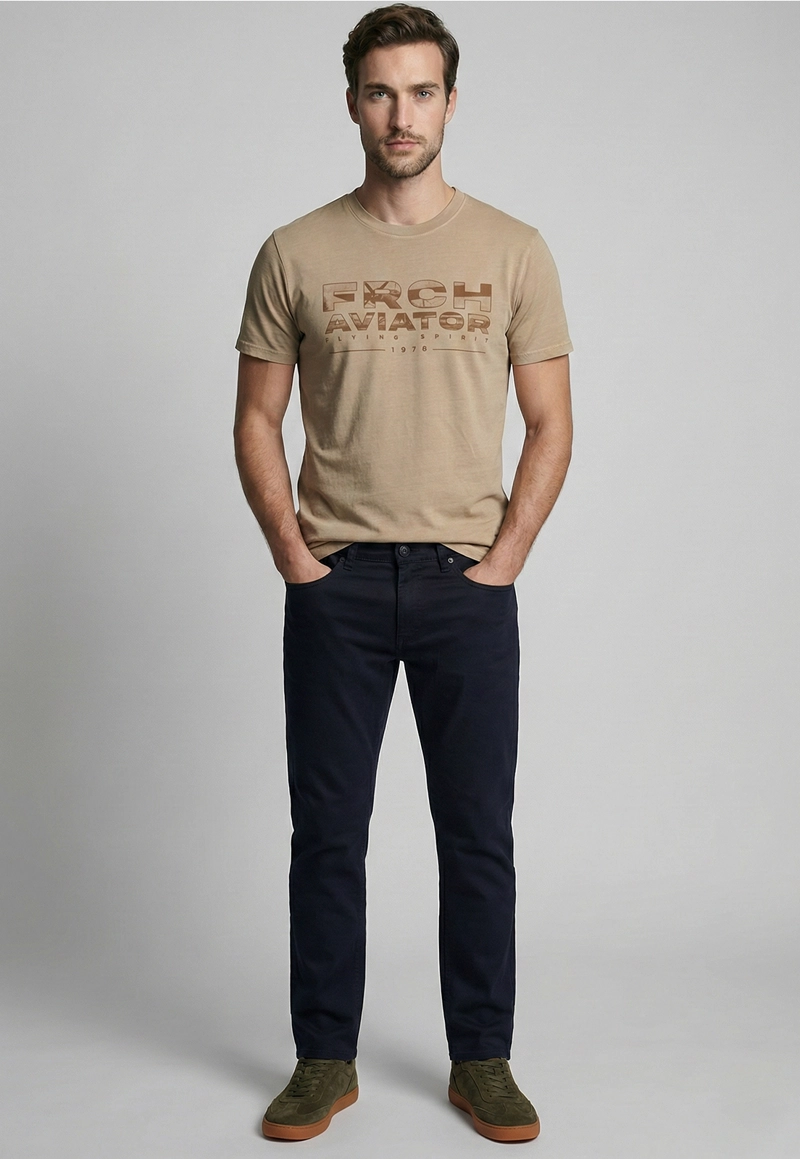 PANTALON FIVE POCKET NAVY - 2