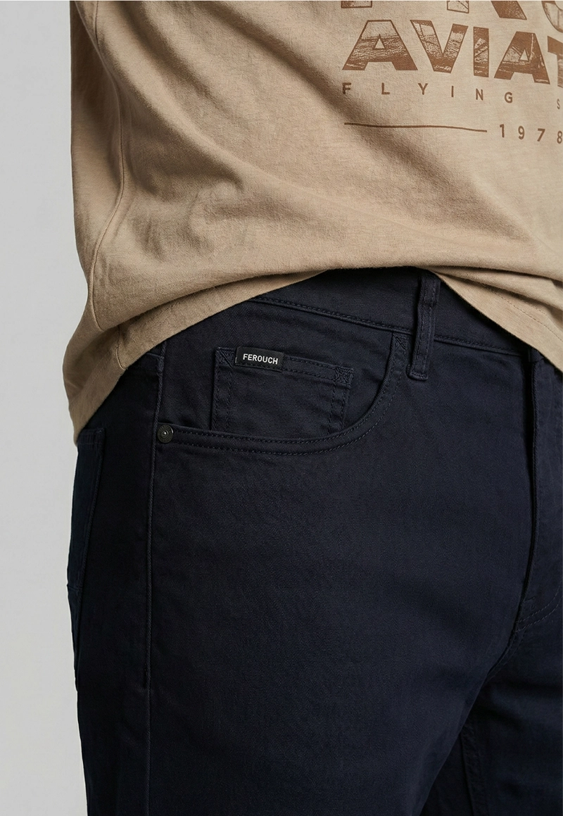 PANTALON FIVE POCKET NAVY - 3