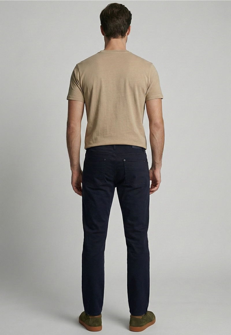 PANTALON FIVE POCKET NAVY - 4