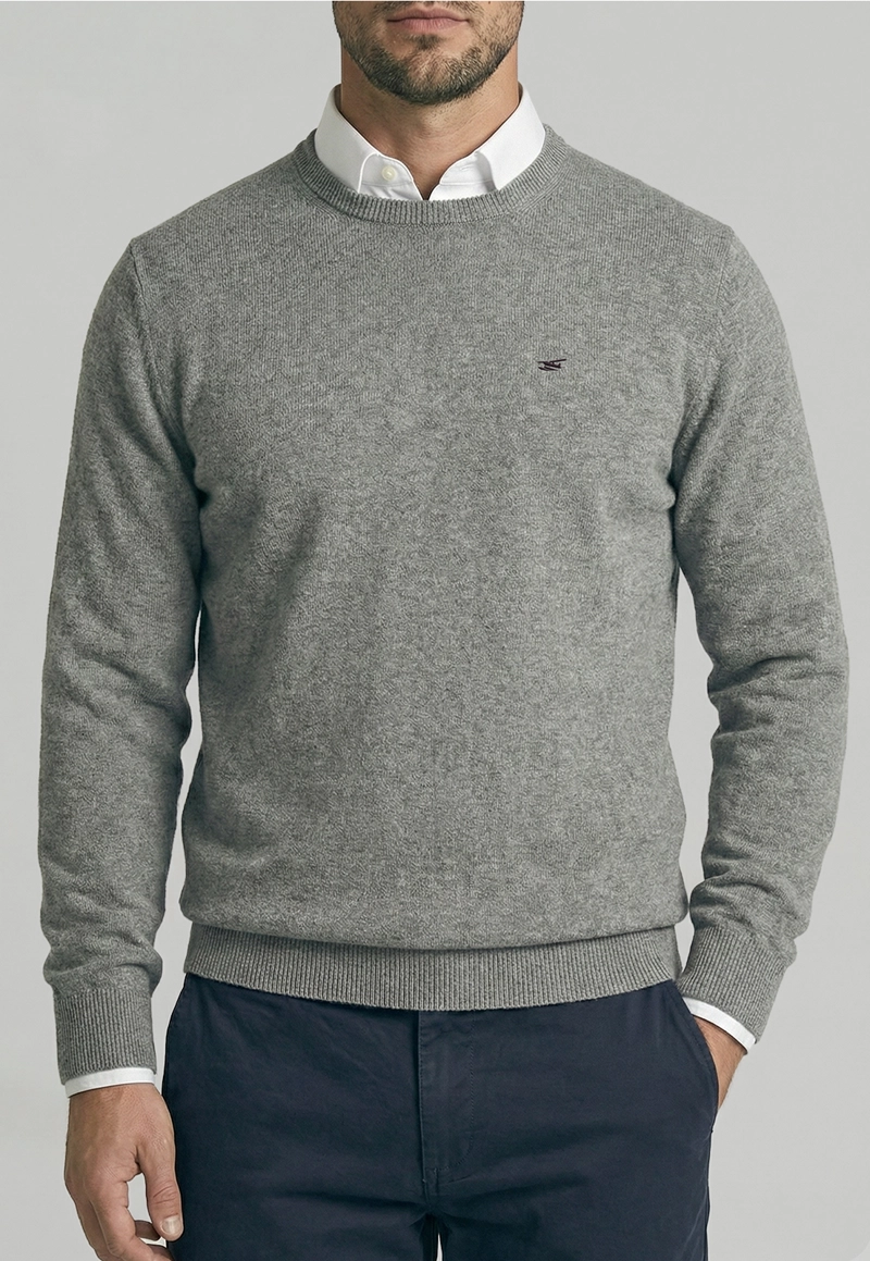 SWEATER PARIS GREY MELANGE - 3