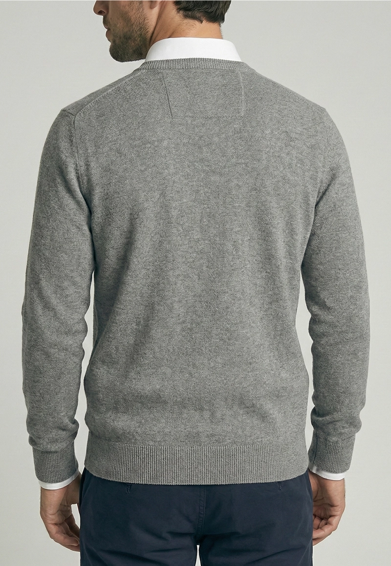 SWEATER PARIS GREY MELANGE - 4