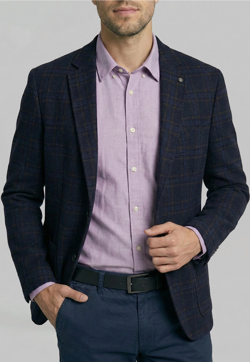 BLAZER BURBANK NAVY - 3