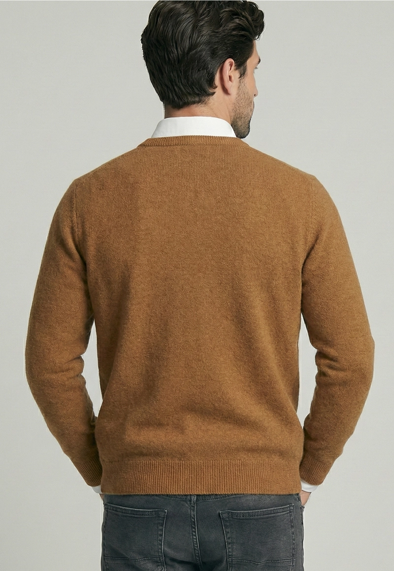 SWEATER PARIS LT CAMEL MELANGE - 4