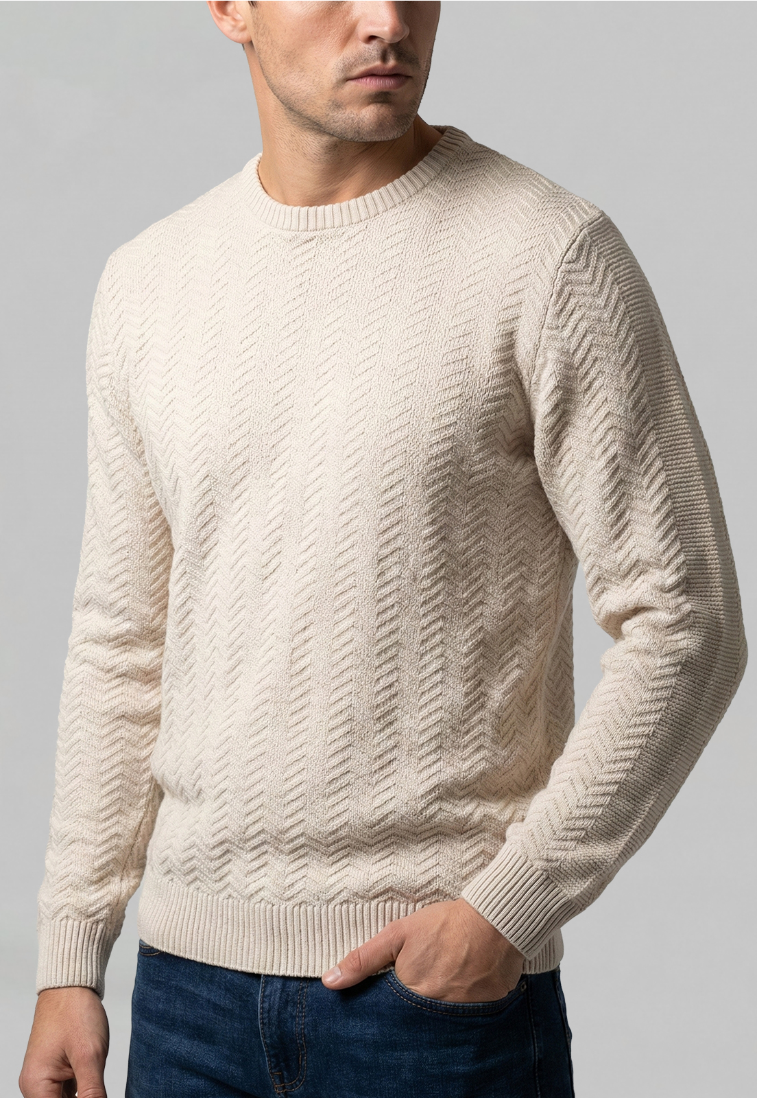 SWEATER BOSTON BEIGE - 3