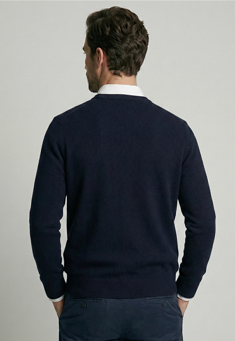 SWEATER REGULAR PARIS NAVY - 4