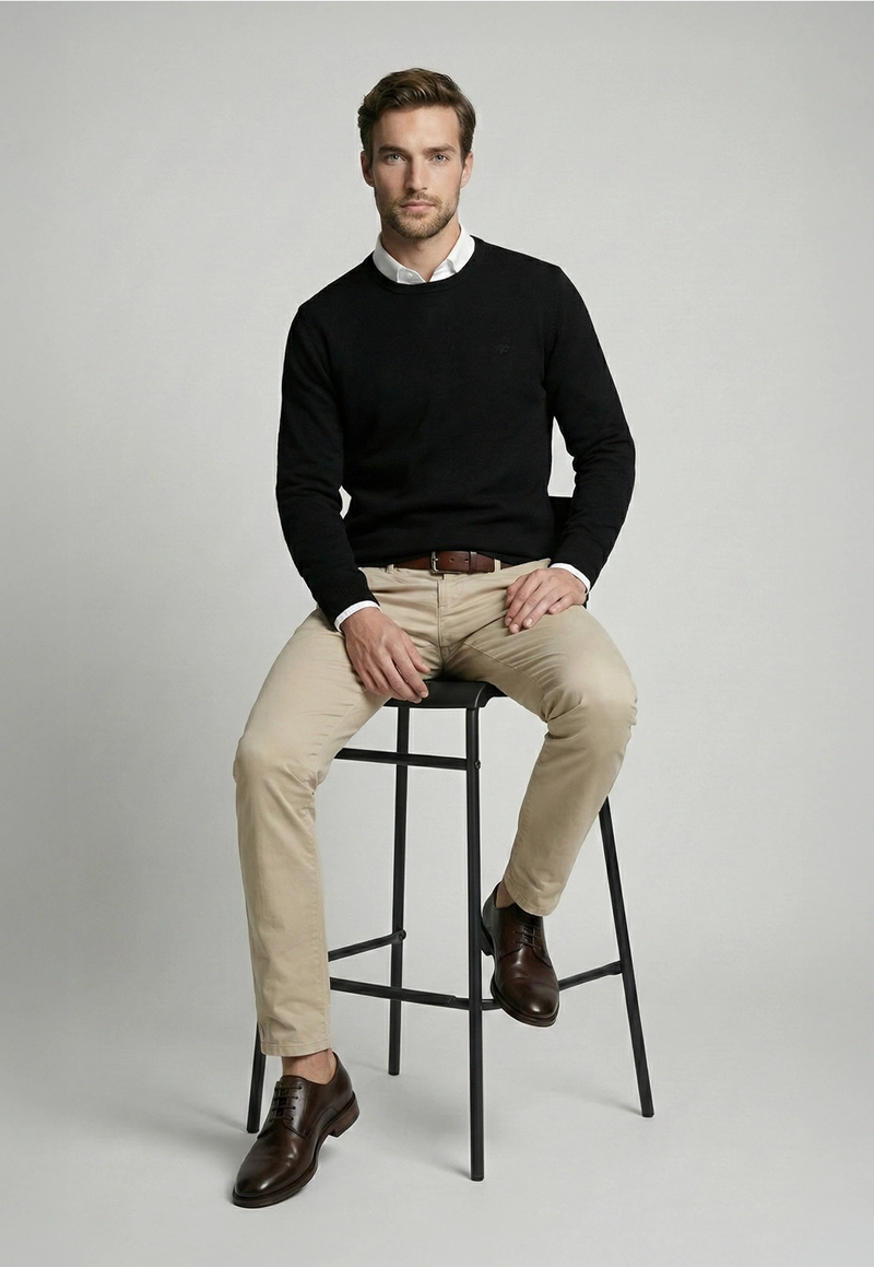SWEATER REGULAR PARIS BLACK - 5