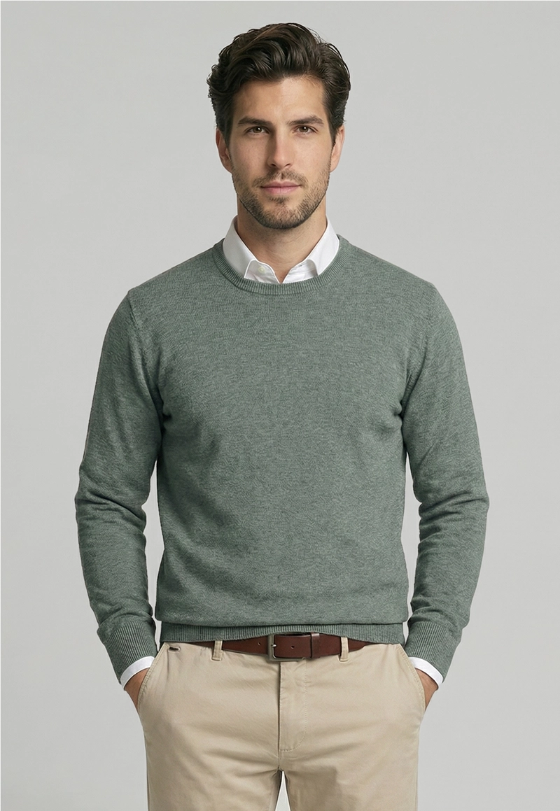 SWEATER PARIS LT. GREEN - 1