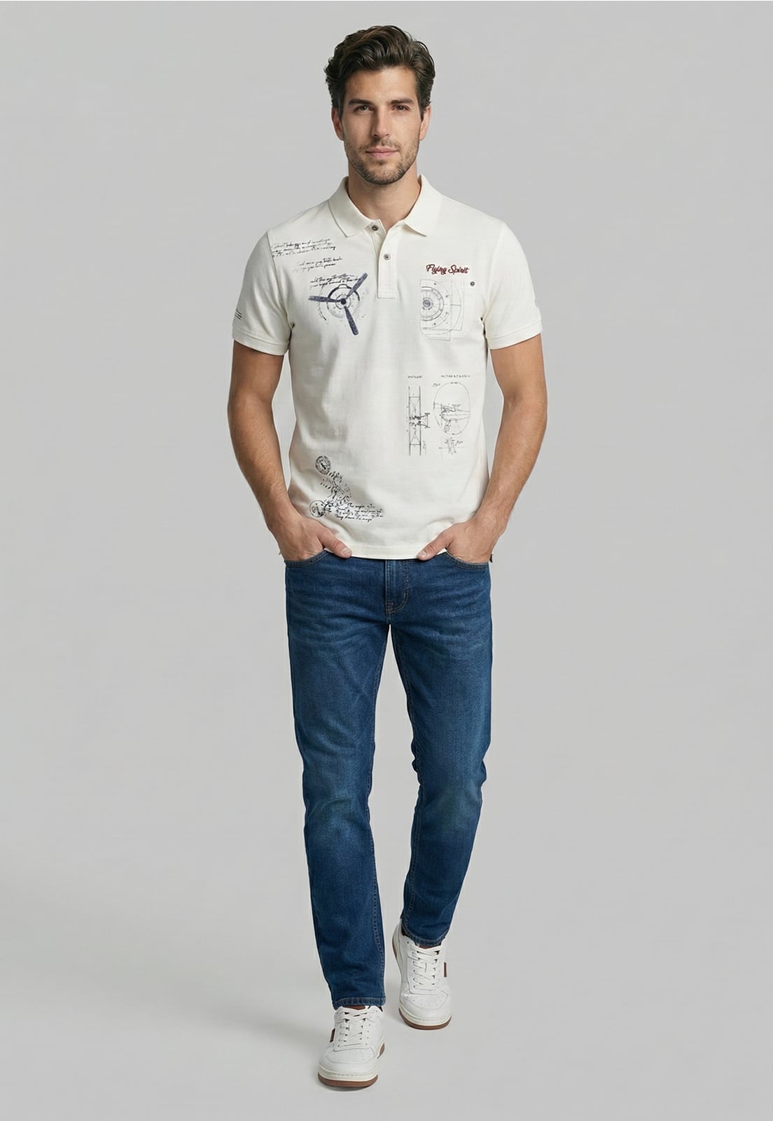 POLERA BURBANK ECRU - 2