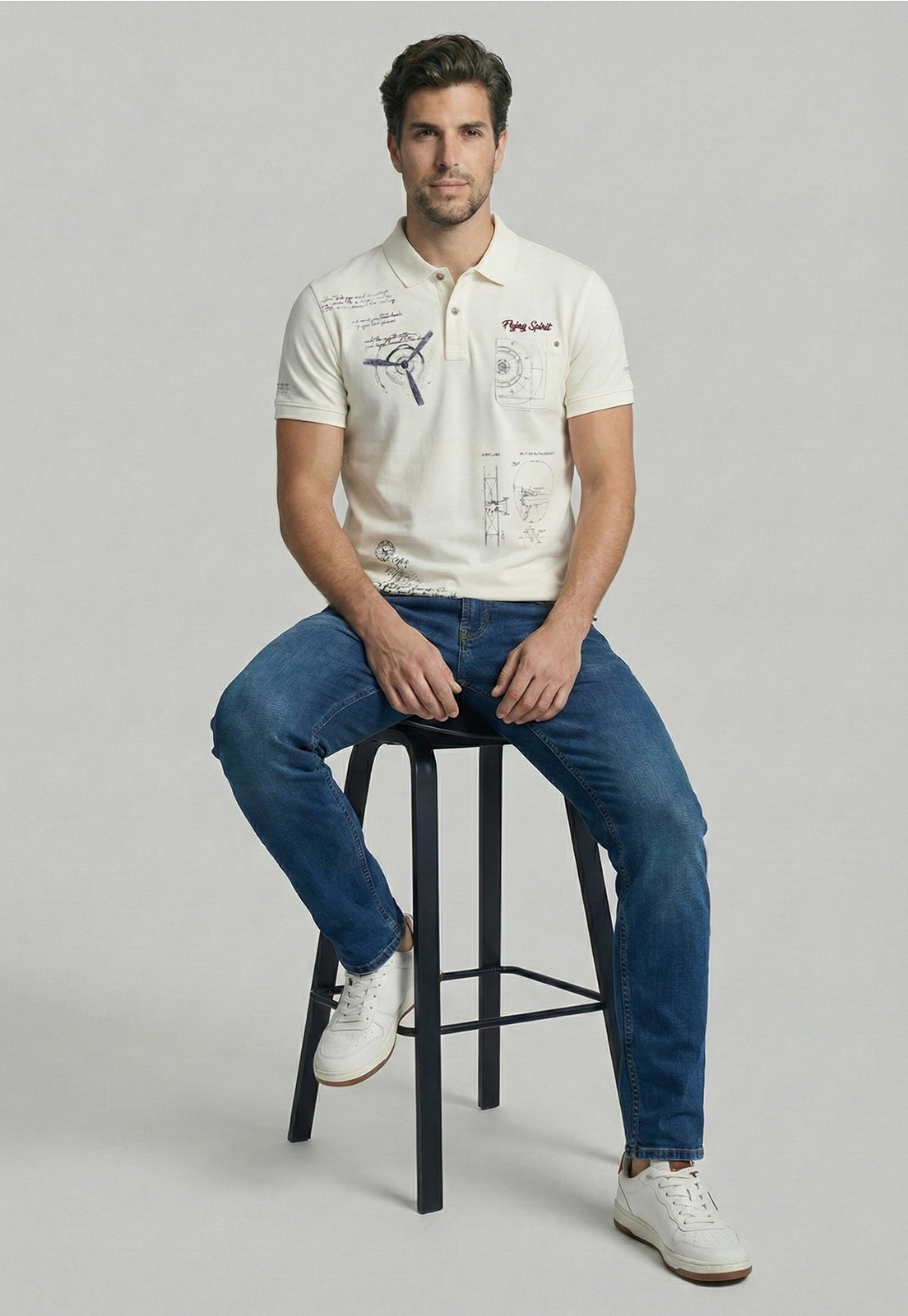 POLERA BURBANK ECRU - 5