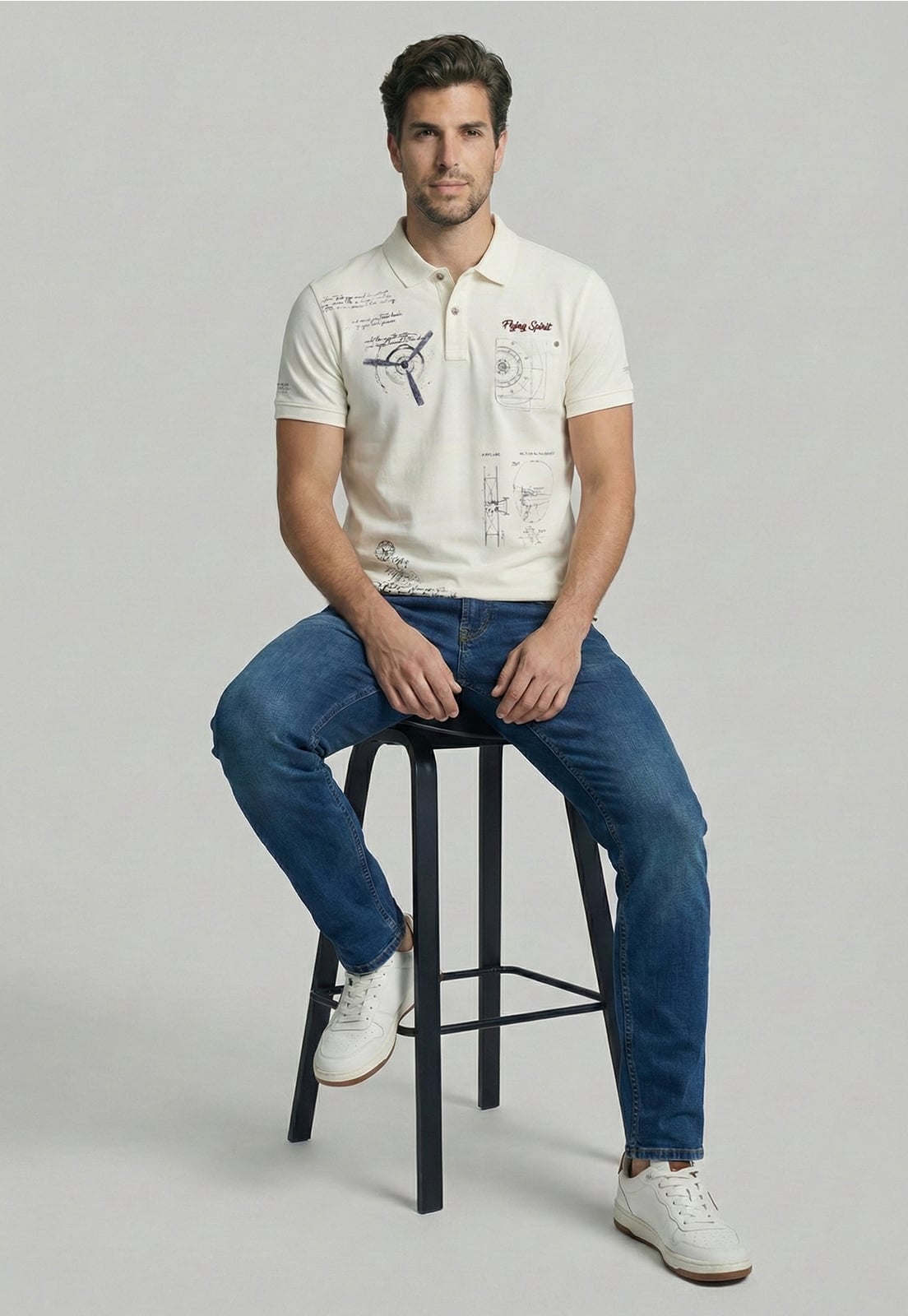 POLERA BURBANK ECRU - 5