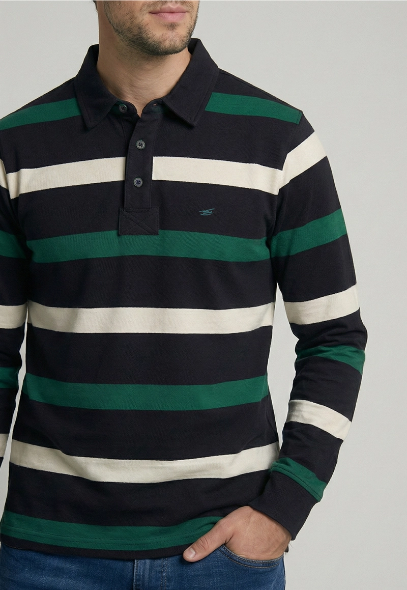 POLERA RUGBY BOSTON GREEN - 3