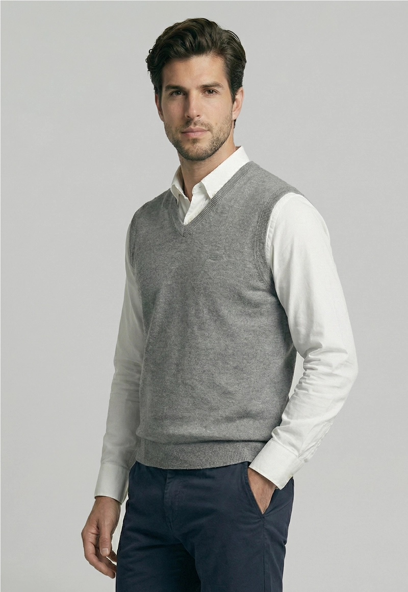 VEST ALASKA GREY MELANGE - 1