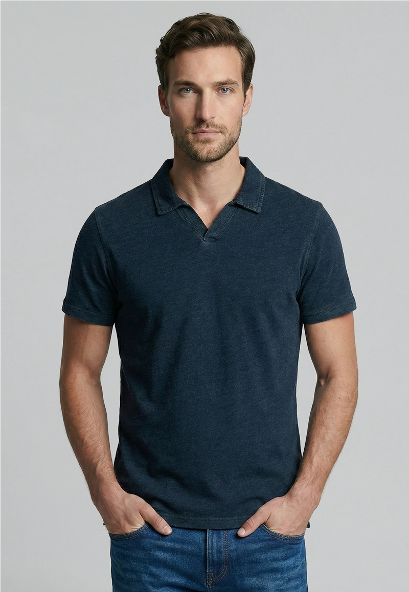 POLERA BERKLEY INDIGO - 1
