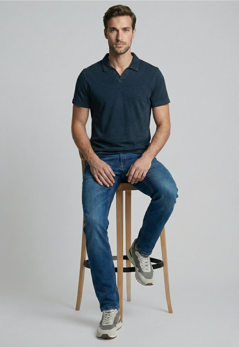 POLERA BERKLEY INDIGO - 5