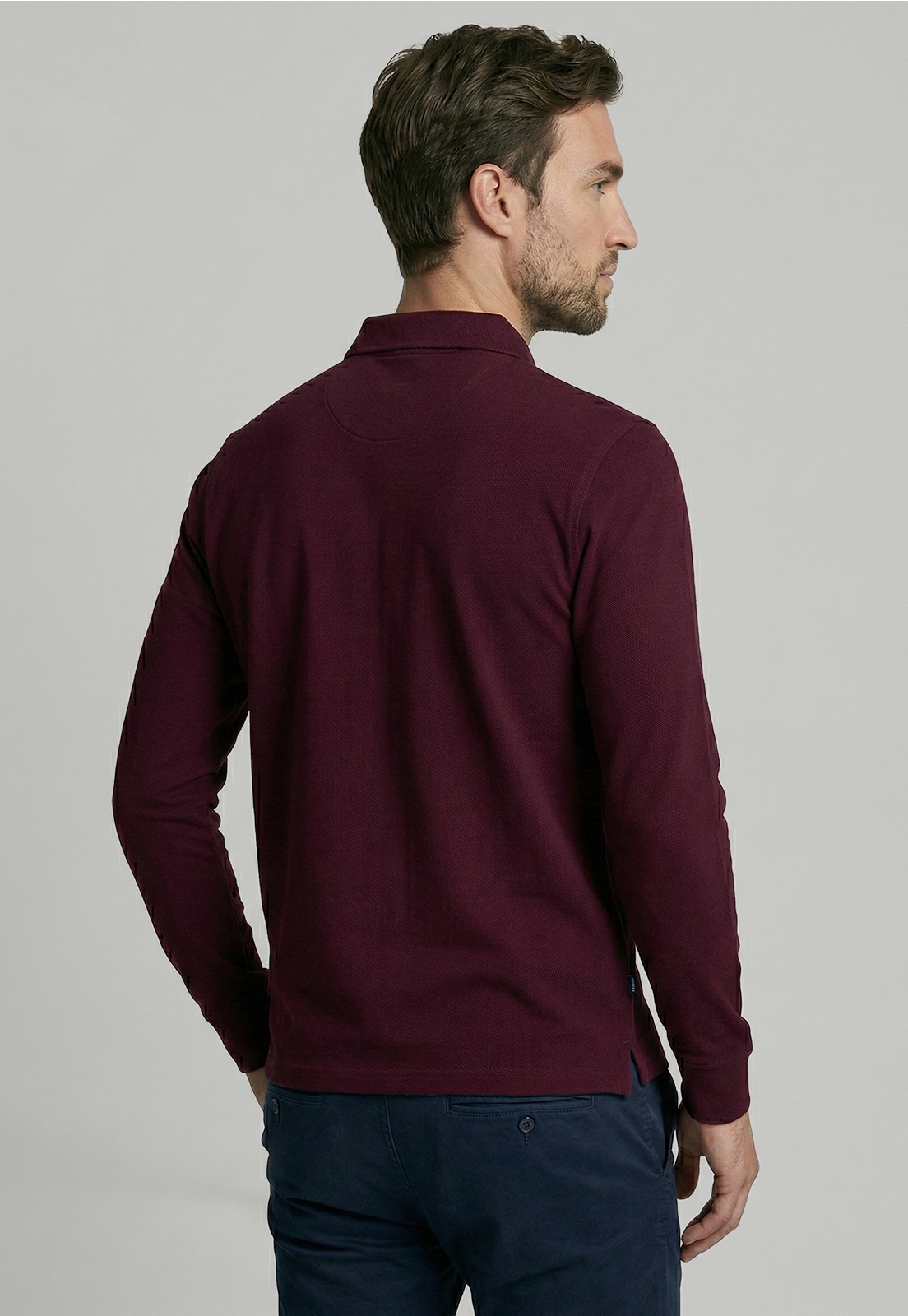 POLERAS BASICA ML PIQUE PLUM - 4