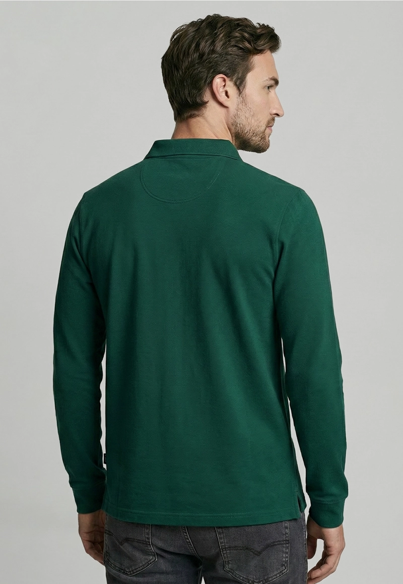 POLERAS BASICA ML PIQUE GREEN - 4