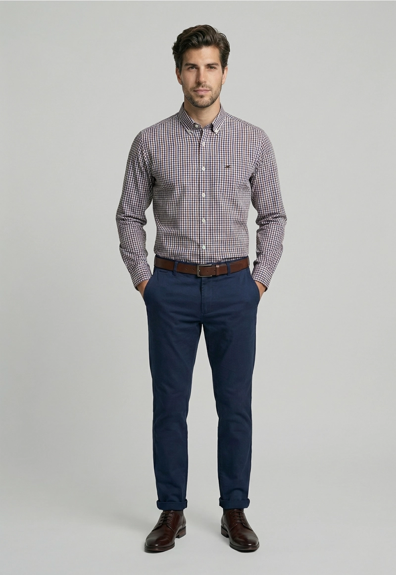 CAMISA BELLEVUE BROWN - 2