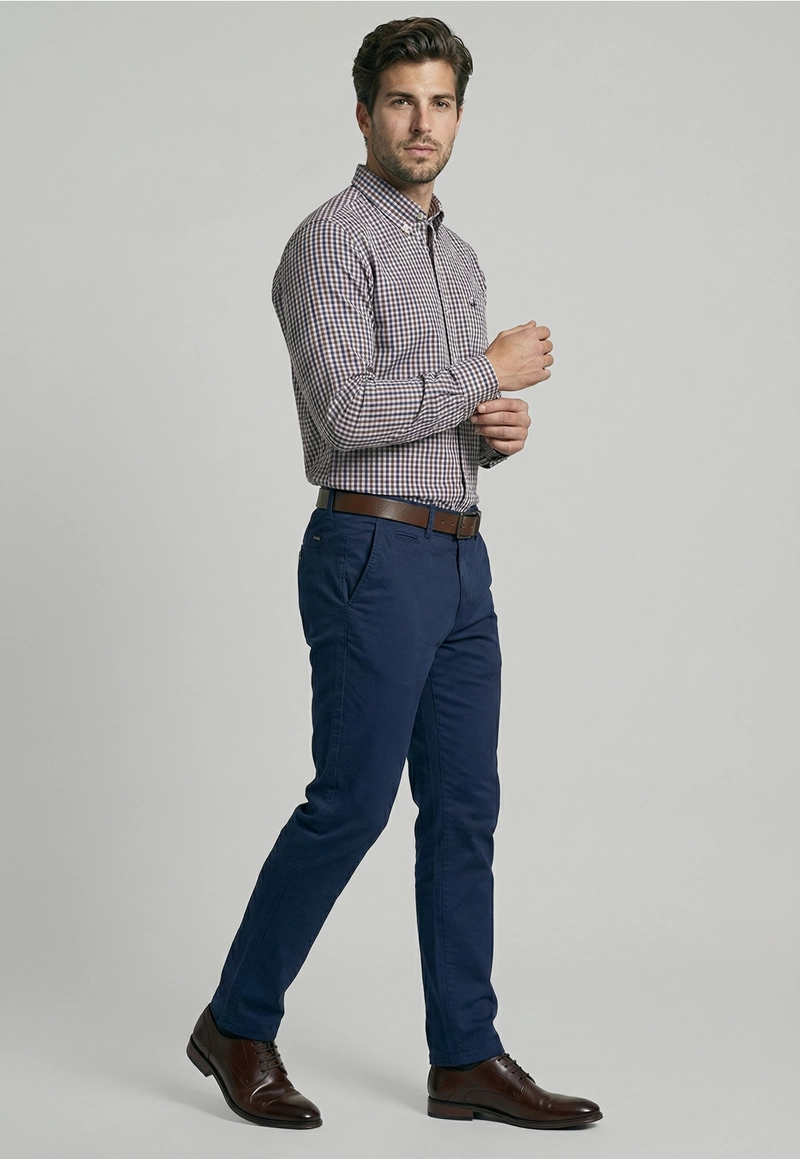 CAMISA BELLEVUE BROWN - 5