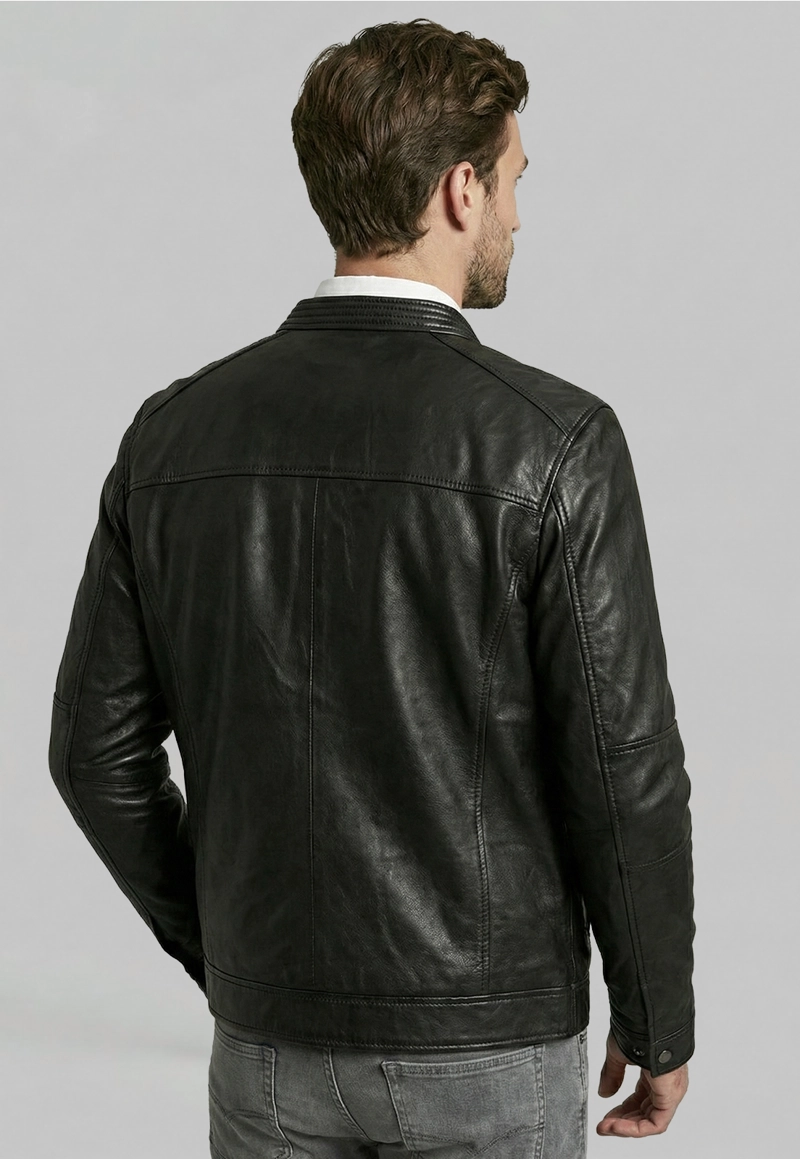 CHAQUETA DE CUERO BLACK MEMPHIS - 4