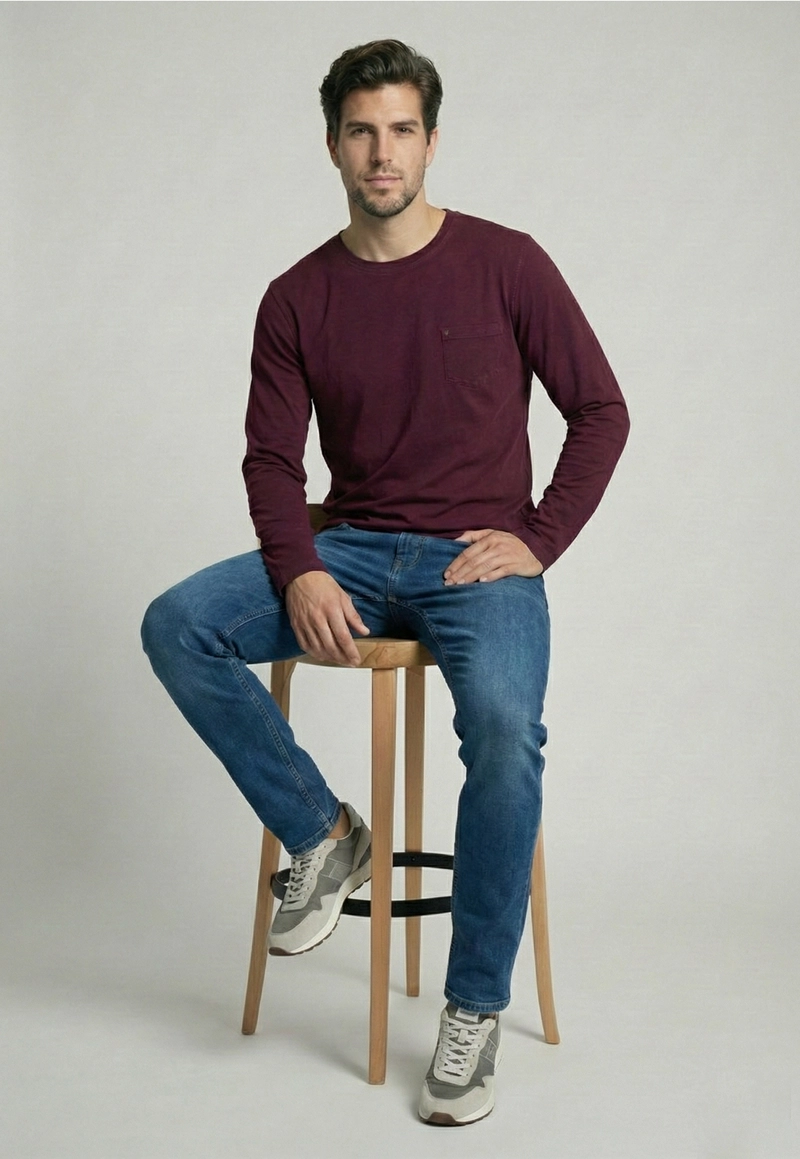 POLERA BOSTON PLUM - 5