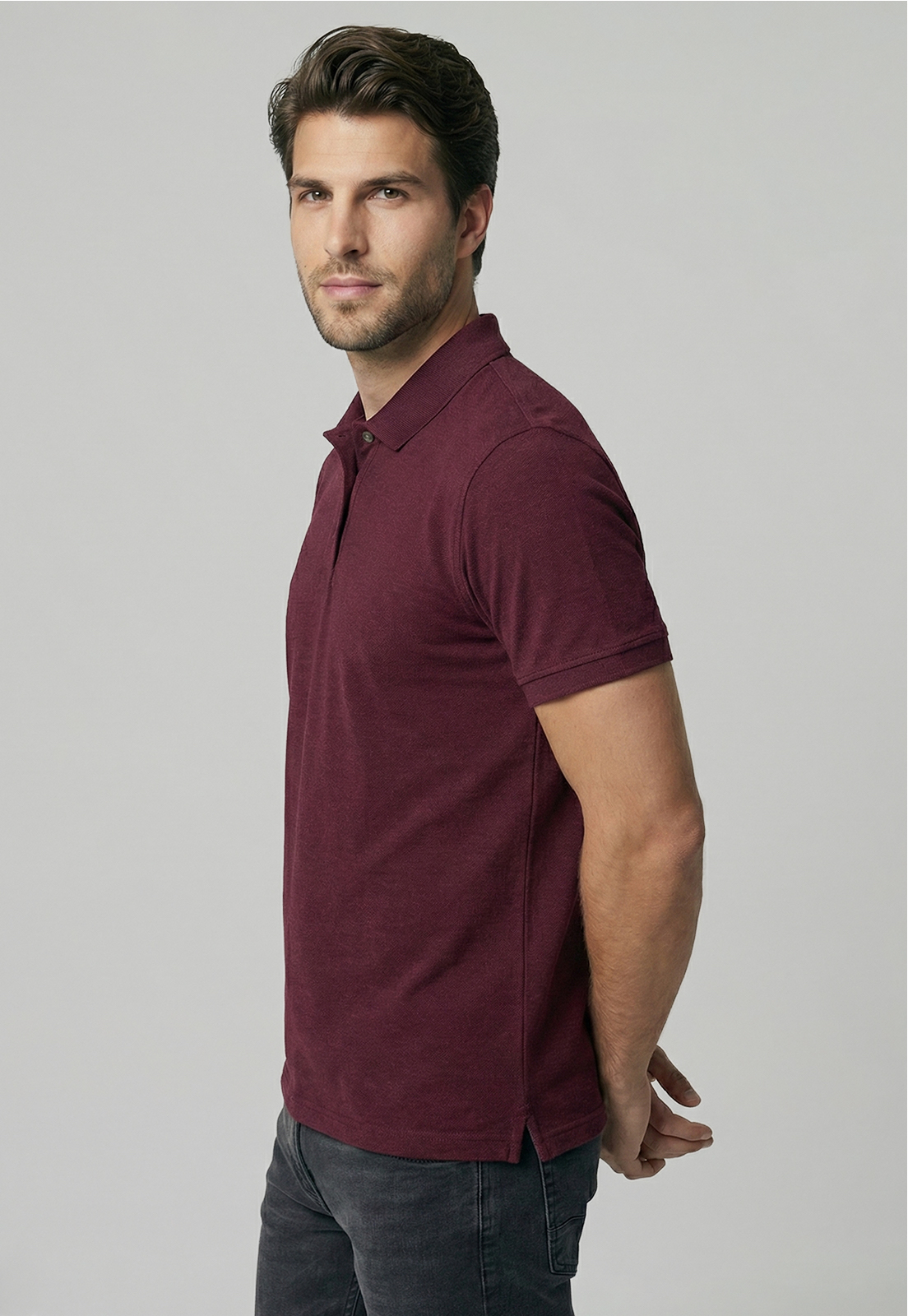 POLERA REGULAR BOSTON PLUM - 1