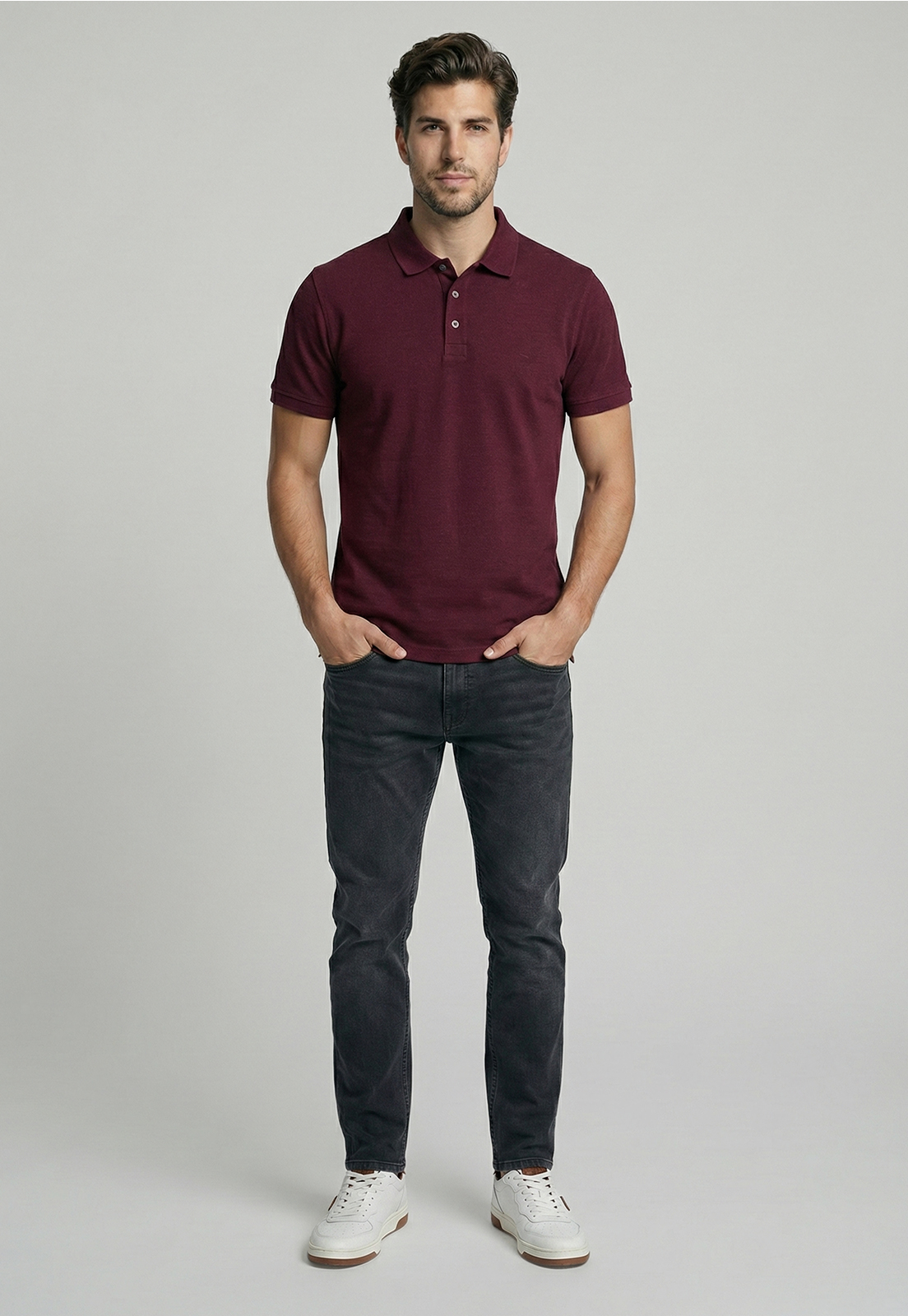 POLERA REGULAR BOSTON PLUM - 2