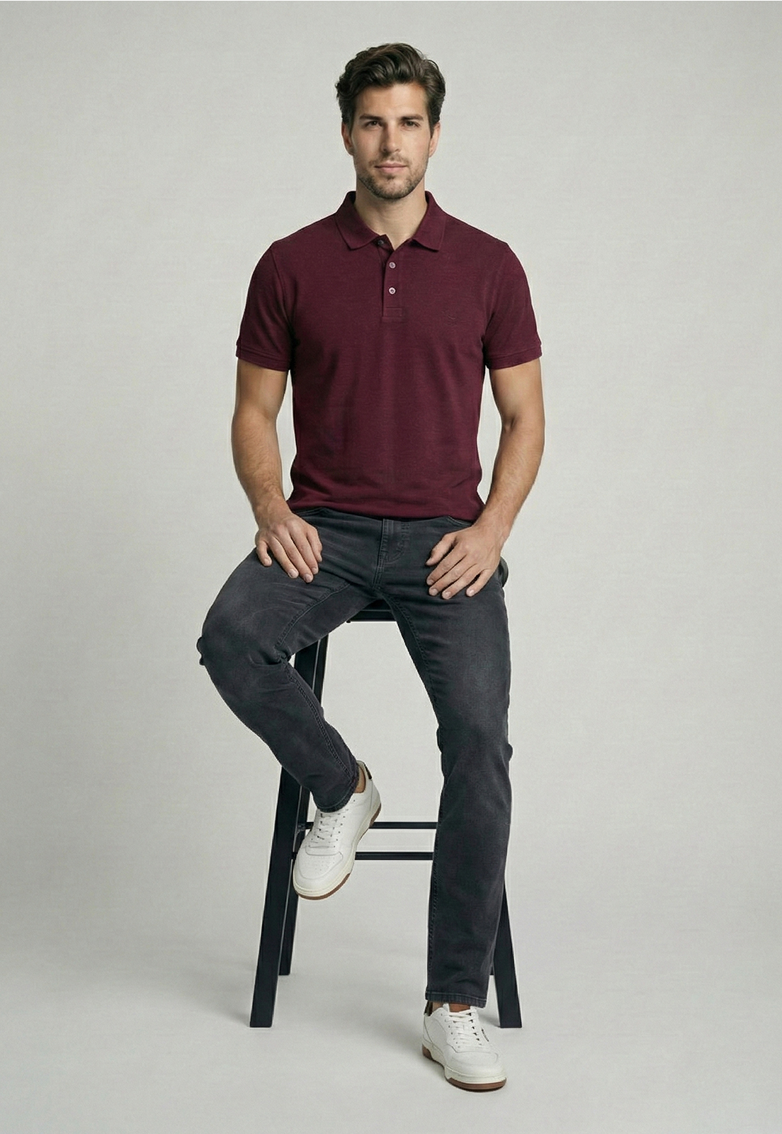 POLERA REGULAR BOSTON PLUM - 5