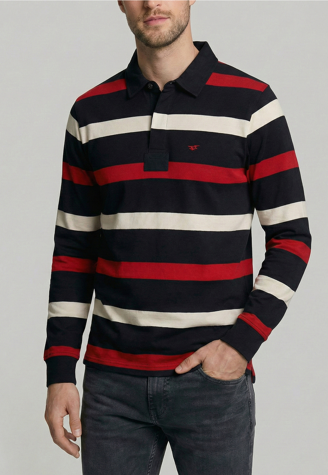 POLERA RUGBY BOSTON RED - 3