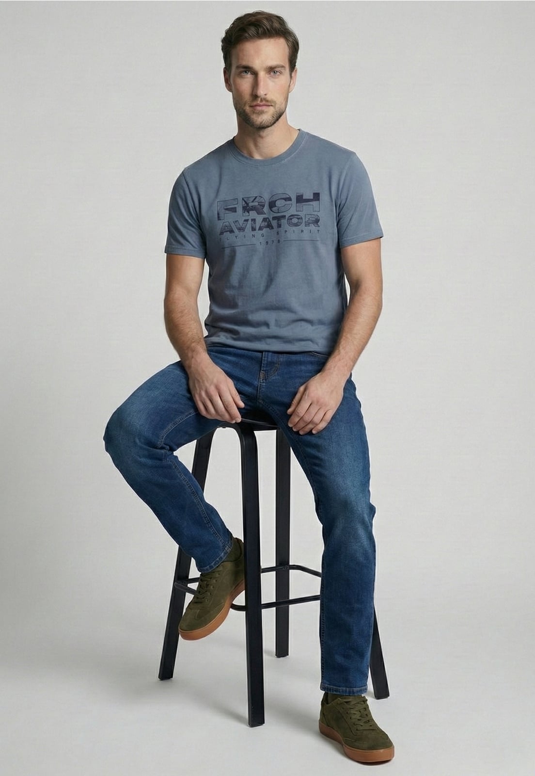 POLERA BERKERSFIELD SKY - 5