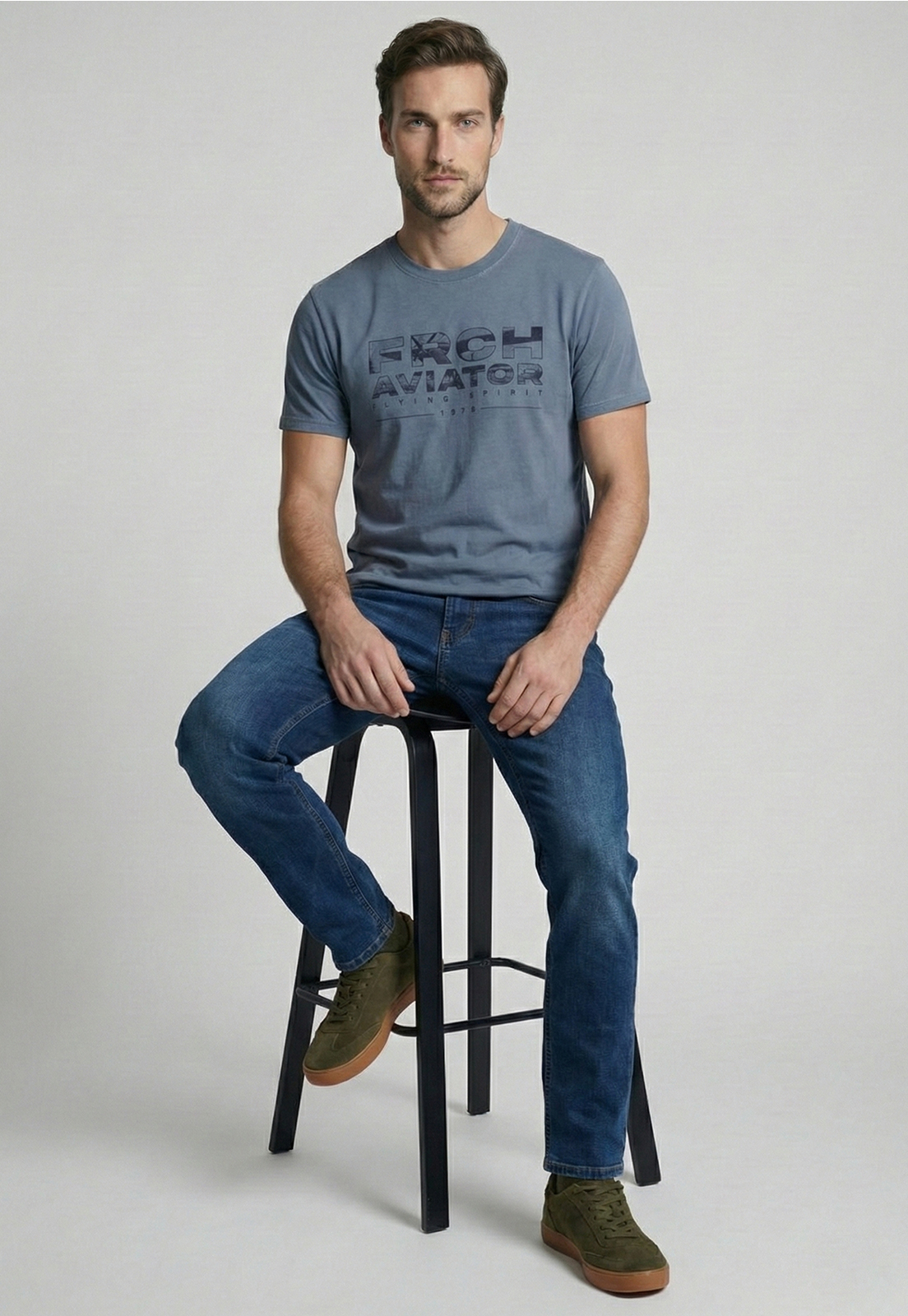 POLERA BERKERSFIELD SKY - 5