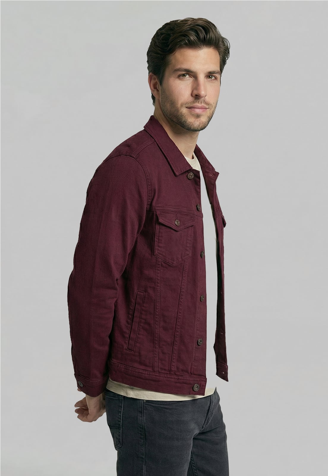 CHAQUETA ASPEN BURGUNDY - 1