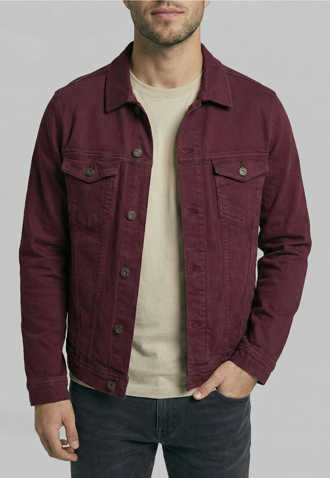 CHAQUETA ASPEN BURGUNDY - 3