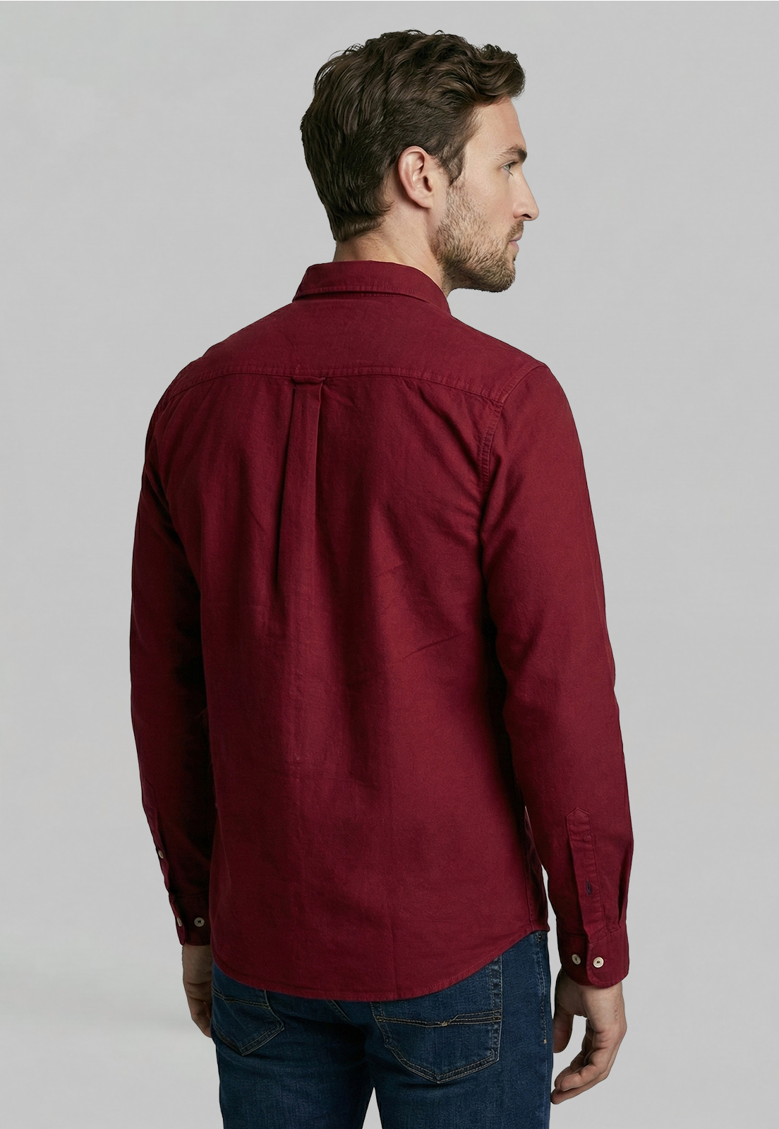 CAMISA BOLTON BURGUNDY - 4