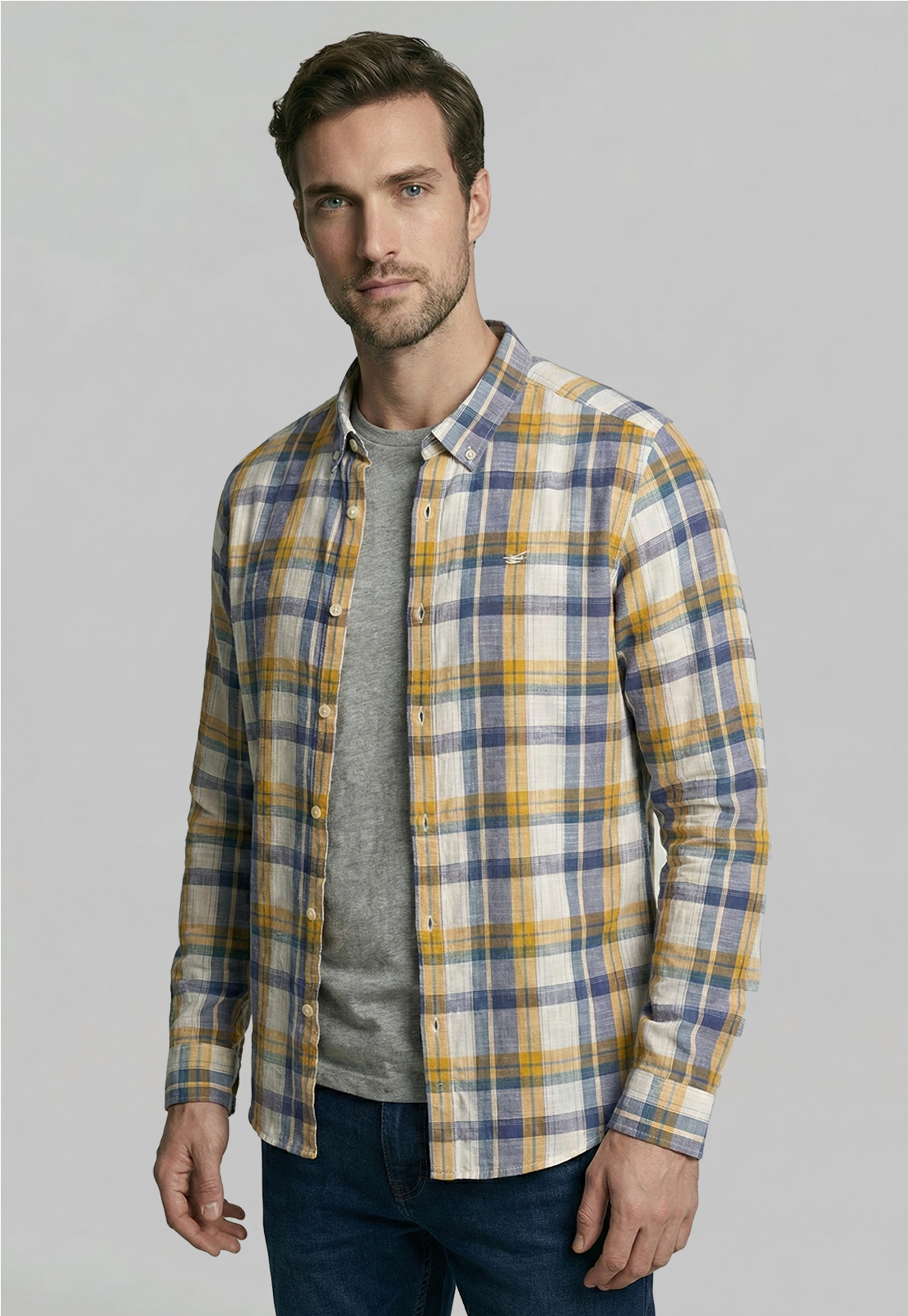 CAMISA CHELSEA MUSTARD - 1