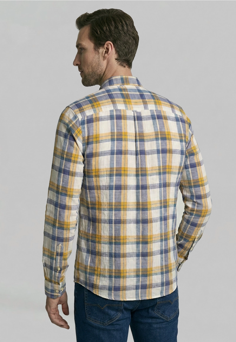 CAMISA CHELSEA MUSTARD - 4