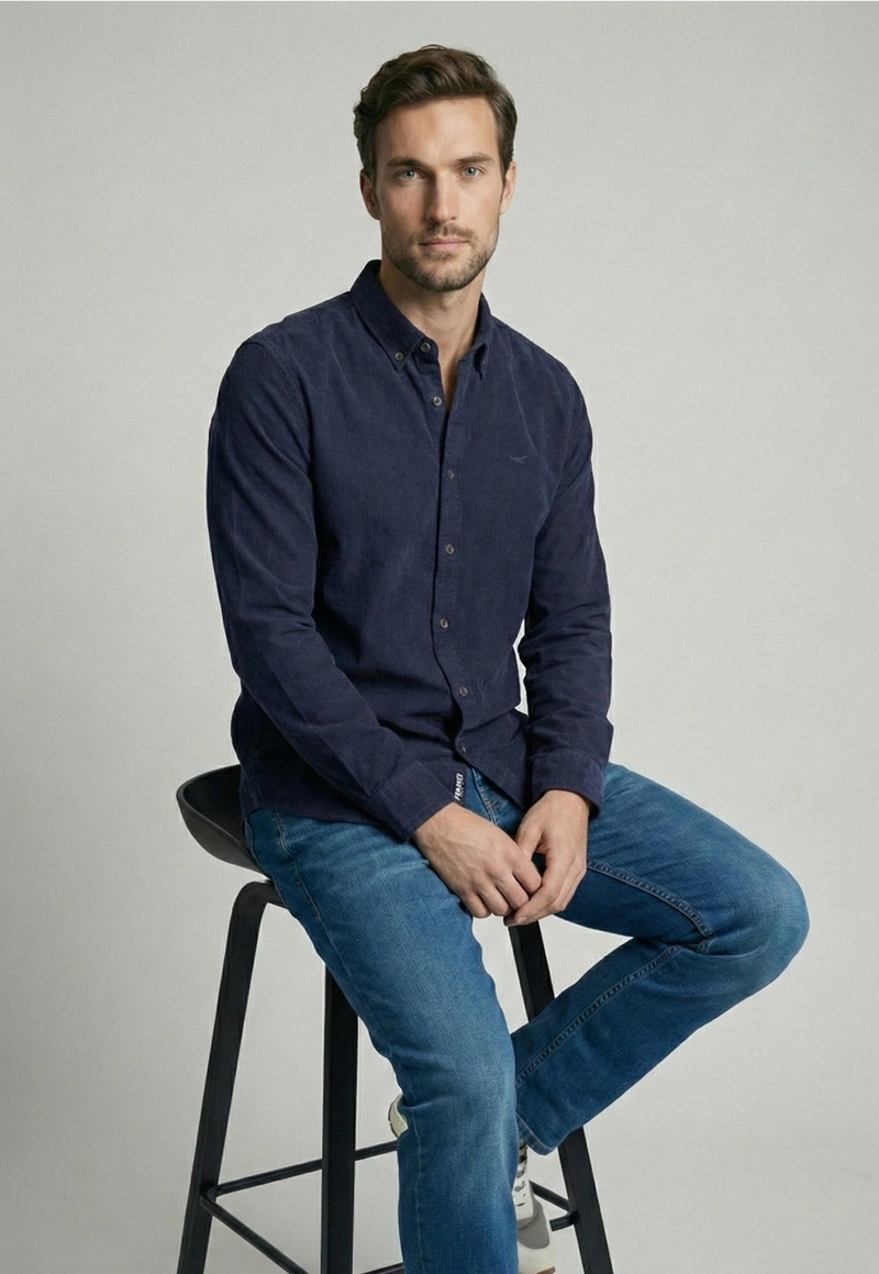 CAMISA COTELE CINCINNATI NAVY - 5